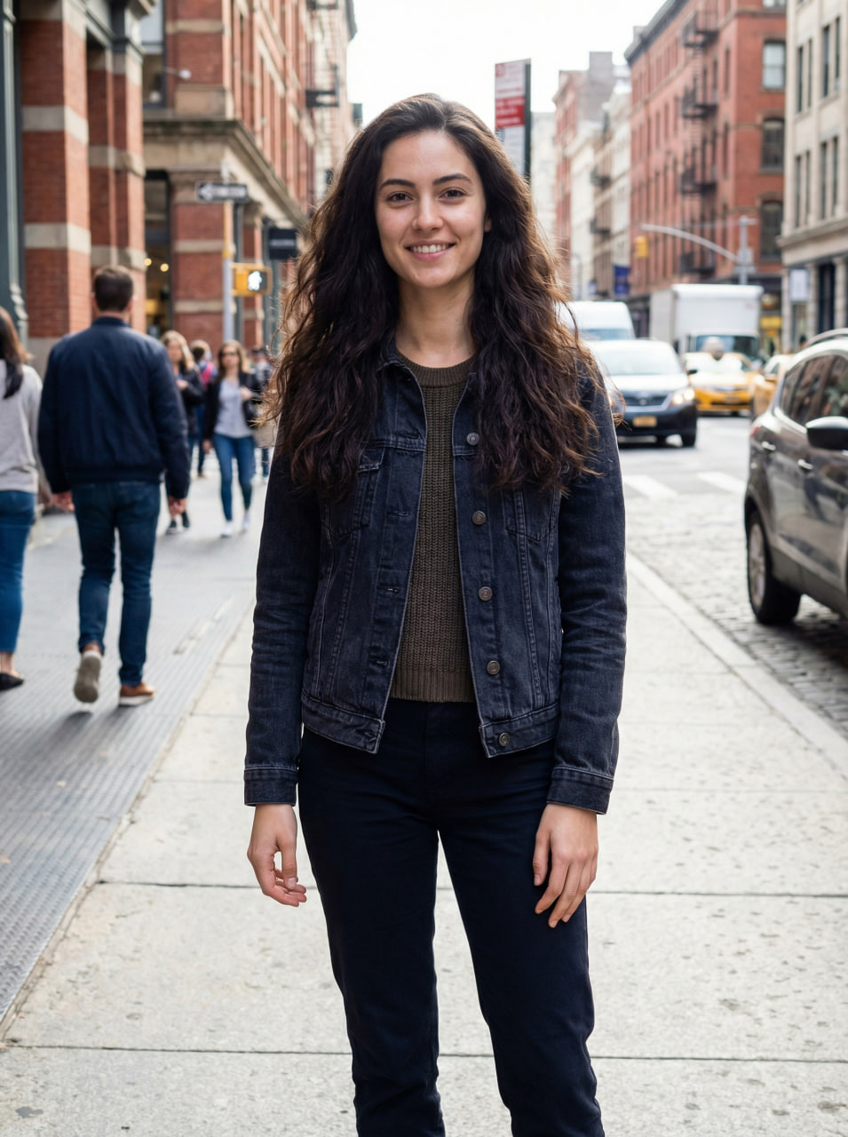 Хорошо видно все лицо